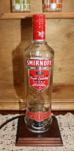 ボトルランプ 酒ビンランプ Smirnoff スミノフ Growton Original Product Br グロートン オリジナル製品 ｇｒｏｗｔｏｎ グロートン